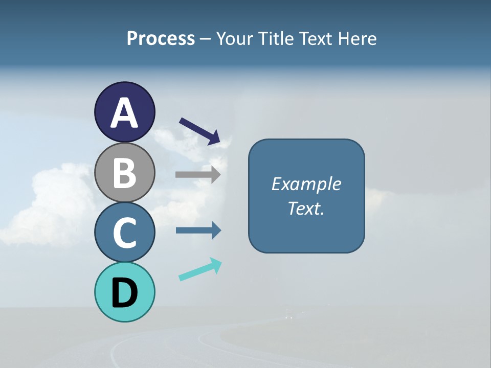Nature Thunderstorm Storm Chasing PowerPoint Template