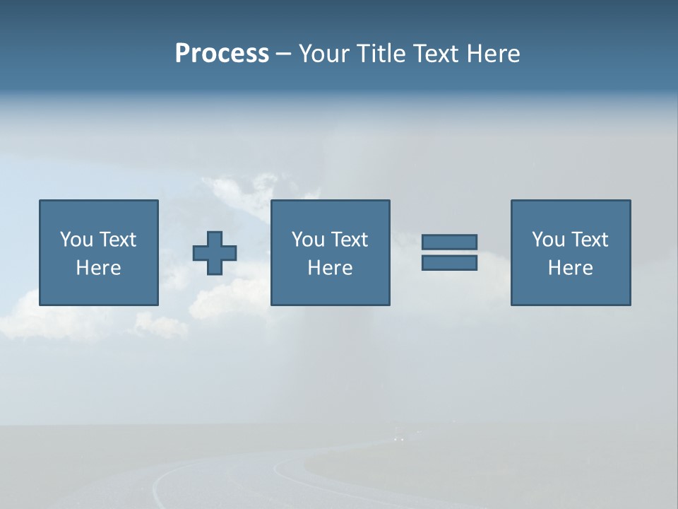 Nature Thunderstorm Storm Chasing PowerPoint Template