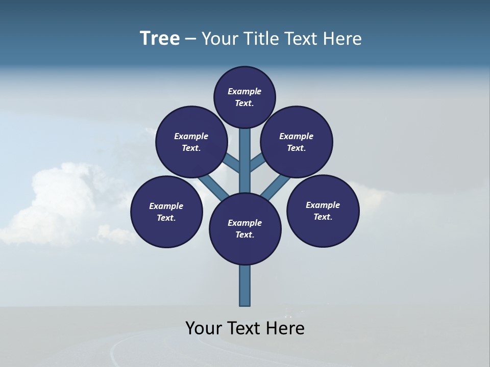 Nature Thunderstorm Storm Chasing PowerPoint Template