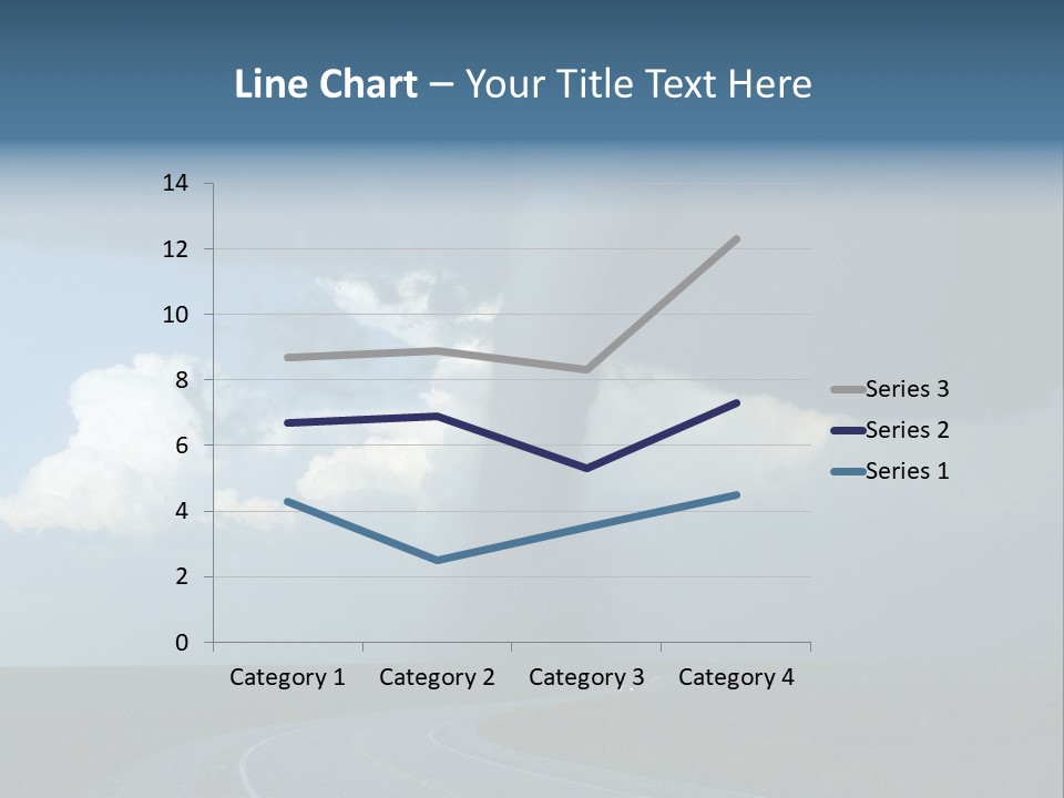 Nature Thunderstorm Storm Chasing PowerPoint Template