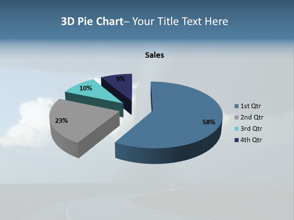 Nature Thunderstorm Storm Chasing PowerPoint Template