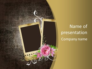 Book Royal Shabby PowerPoint Template