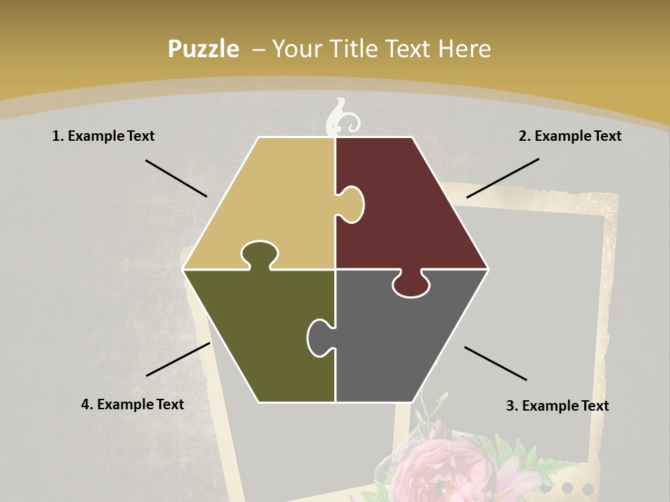 Book Royal Shabby PowerPoint Template