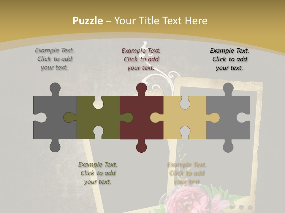 Book Royal Shabby PowerPoint Template