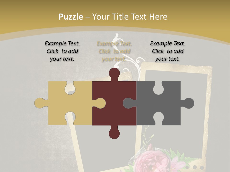 Book Royal Shabby PowerPoint Template