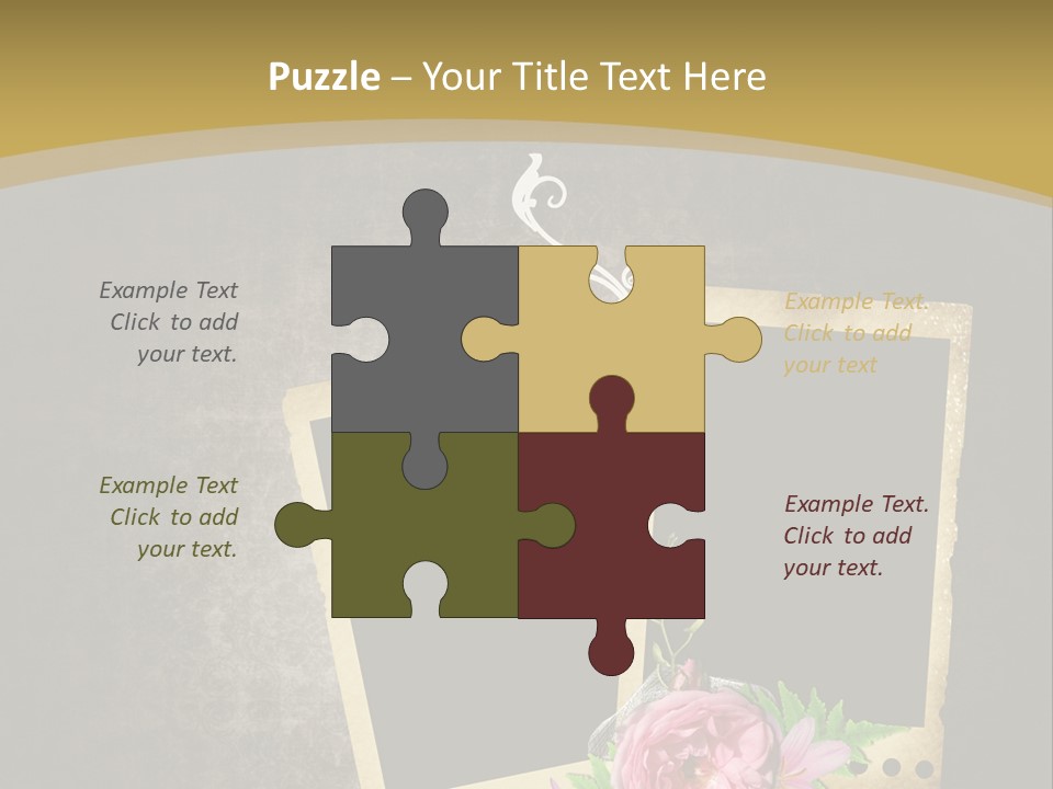 Book Royal Shabby PowerPoint Template