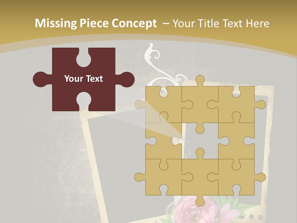 Book Royal Shabby PowerPoint Template