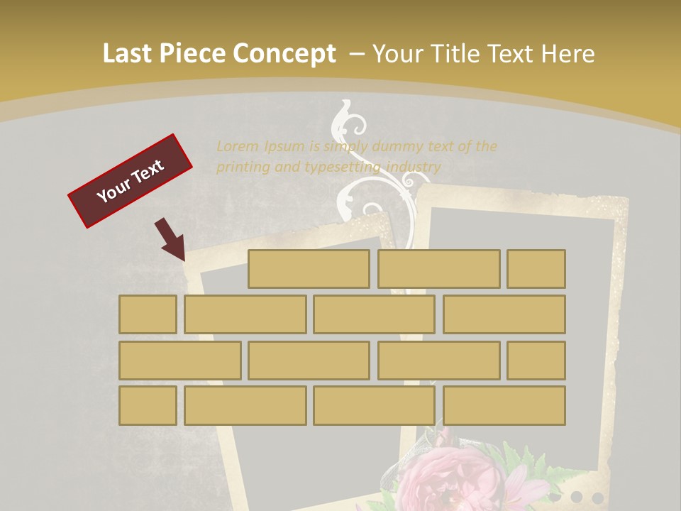 Book Royal Shabby PowerPoint Template