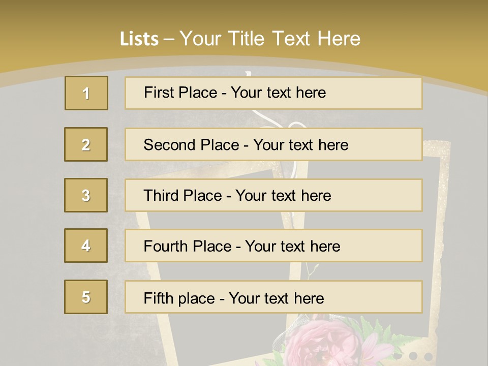 Book Royal Shabby PowerPoint Template