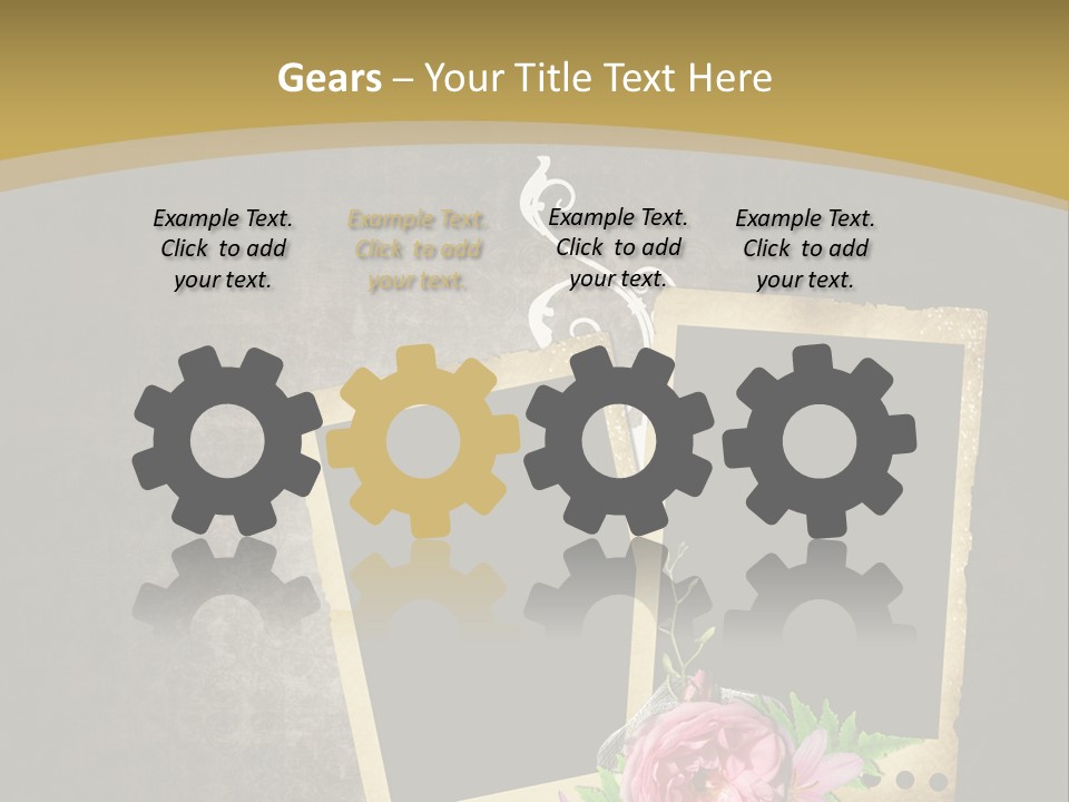 Book Royal Shabby PowerPoint Template