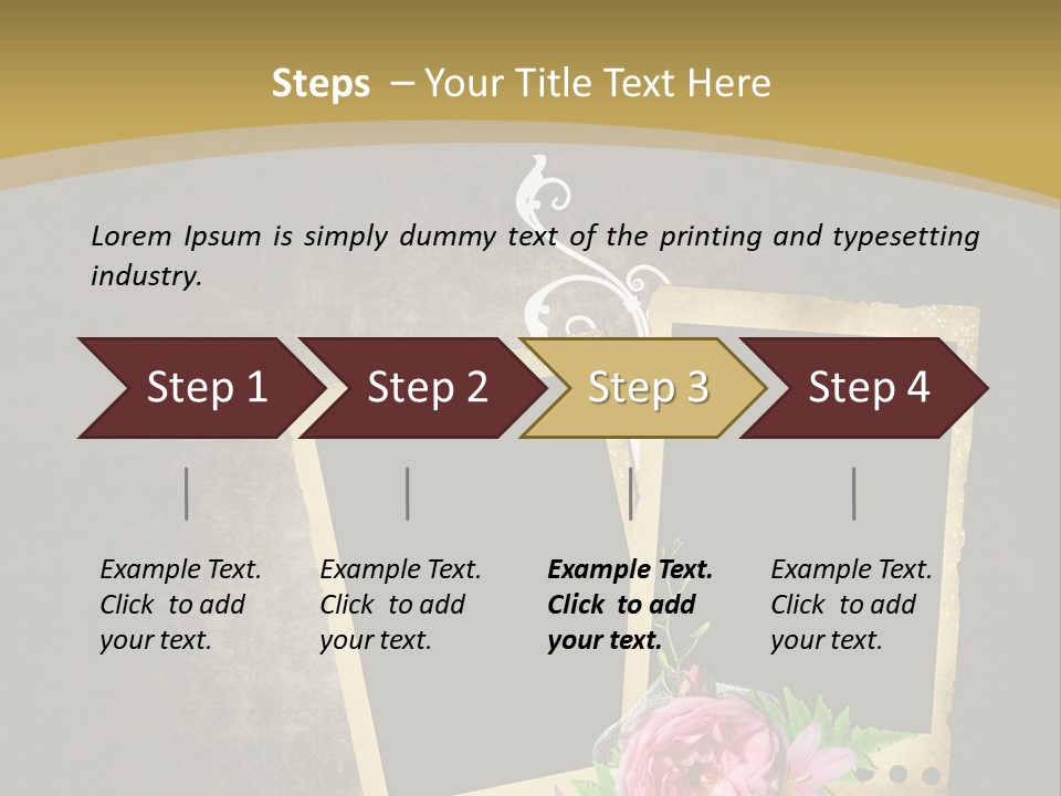 Book Royal Shabby PowerPoint Template