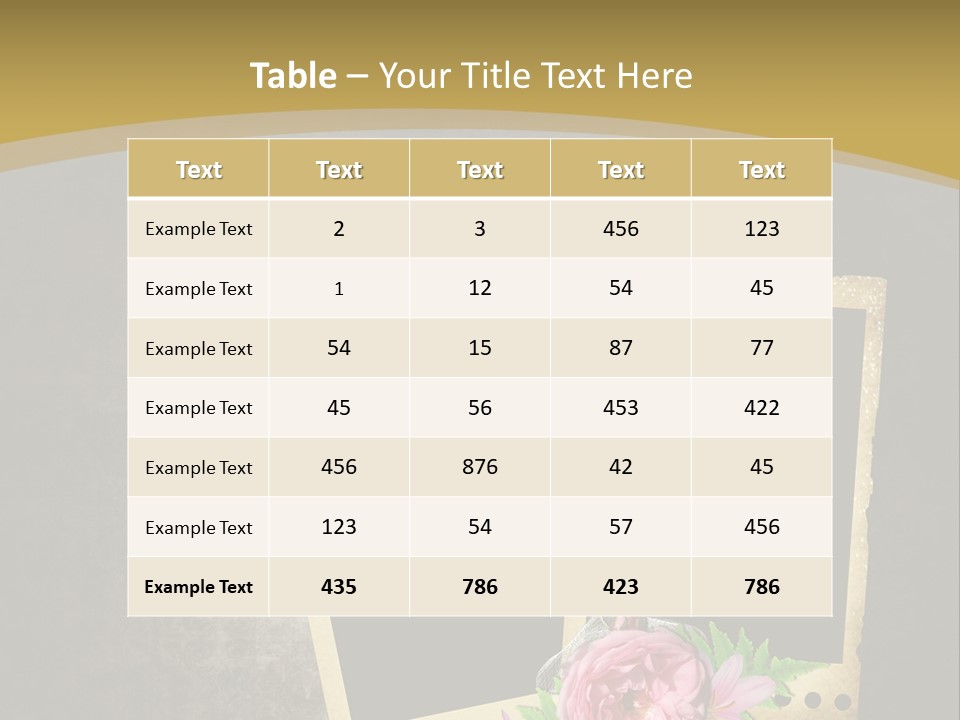 Book Royal Shabby PowerPoint Template