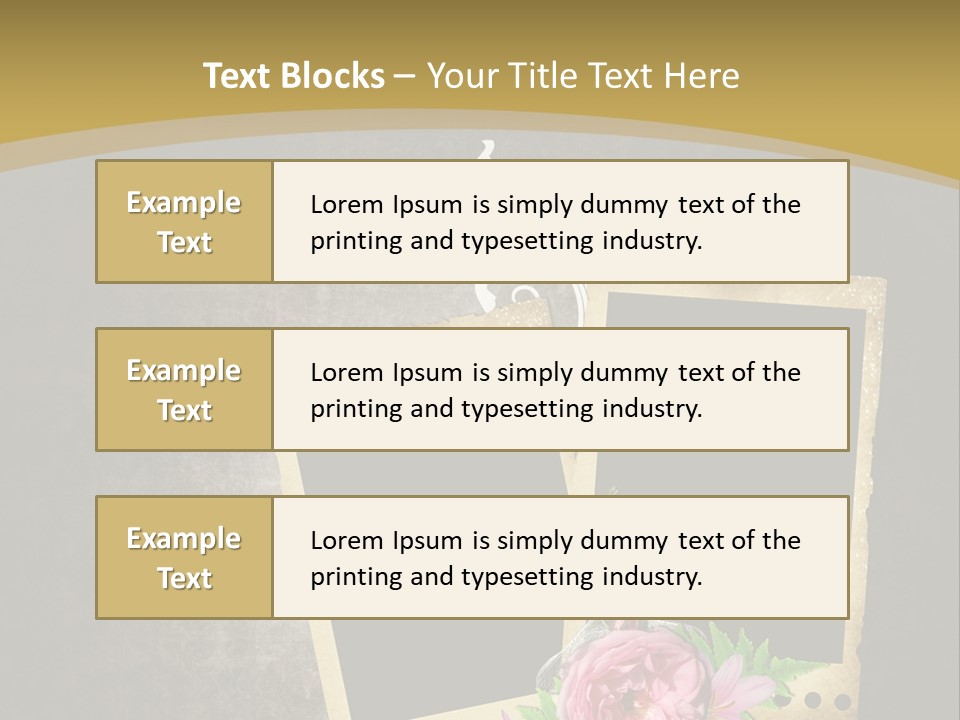 Book Royal Shabby PowerPoint Template