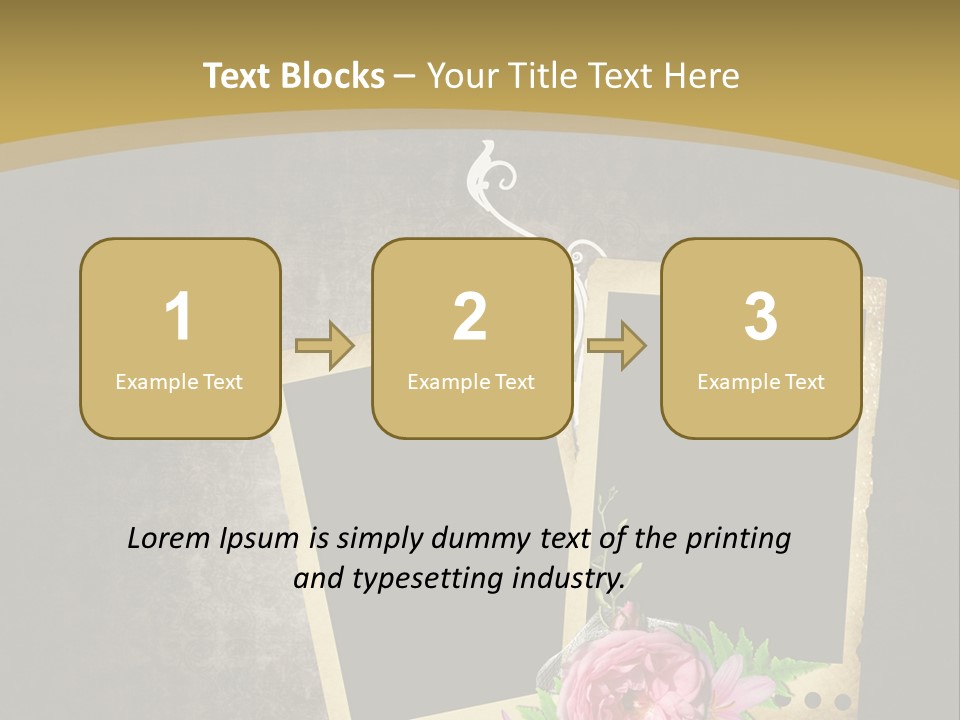 Book Royal Shabby PowerPoint Template