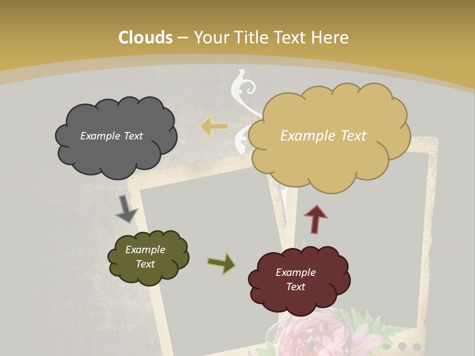 Book Royal Shabby PowerPoint Template