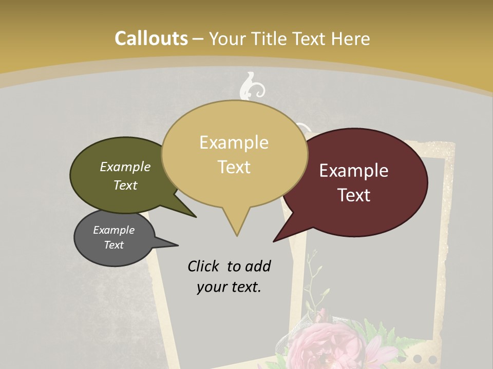 Book Royal Shabby PowerPoint Template