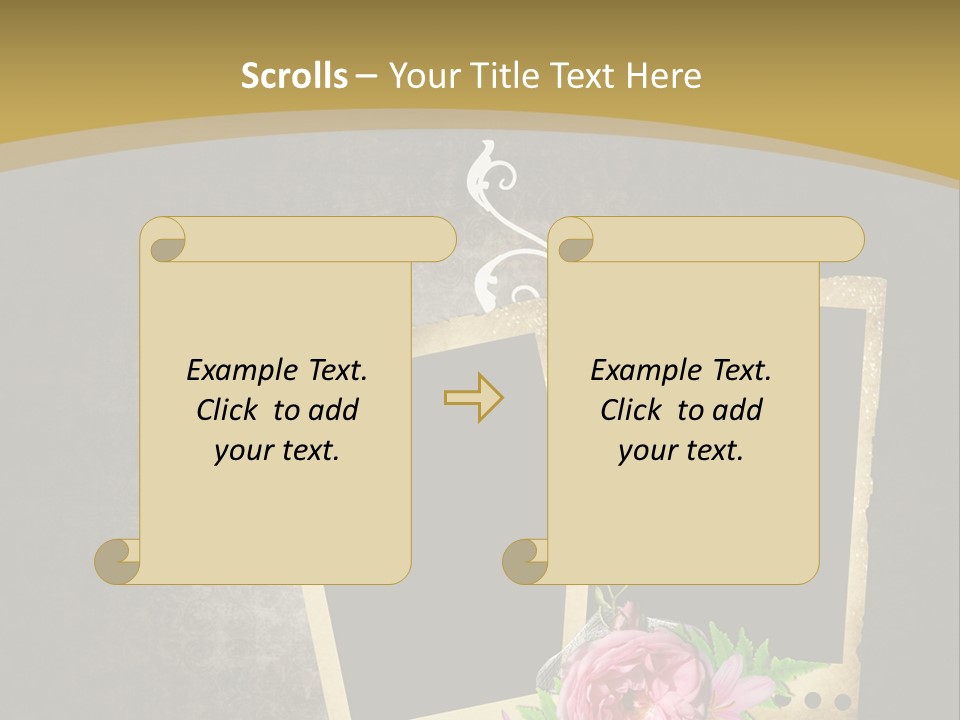 Book Royal Shabby PowerPoint Template