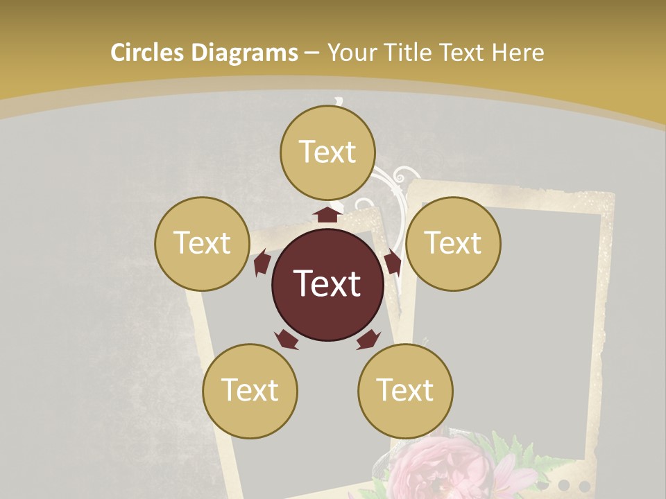 Book Royal Shabby PowerPoint Template