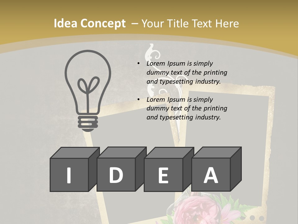 Book Royal Shabby PowerPoint Template