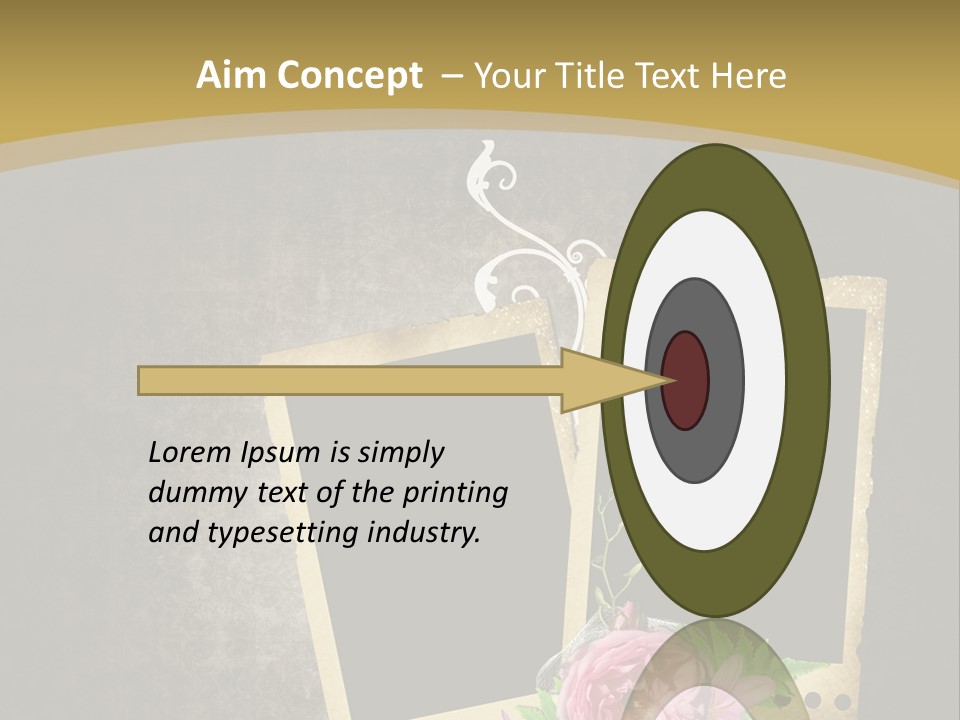 Book Royal Shabby PowerPoint Template