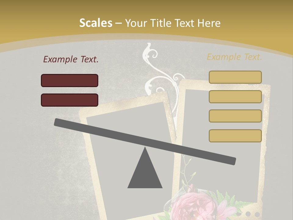 Book Royal Shabby PowerPoint Template