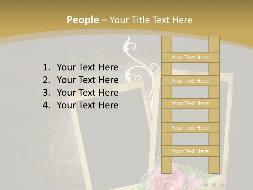 Book Royal Shabby PowerPoint Template