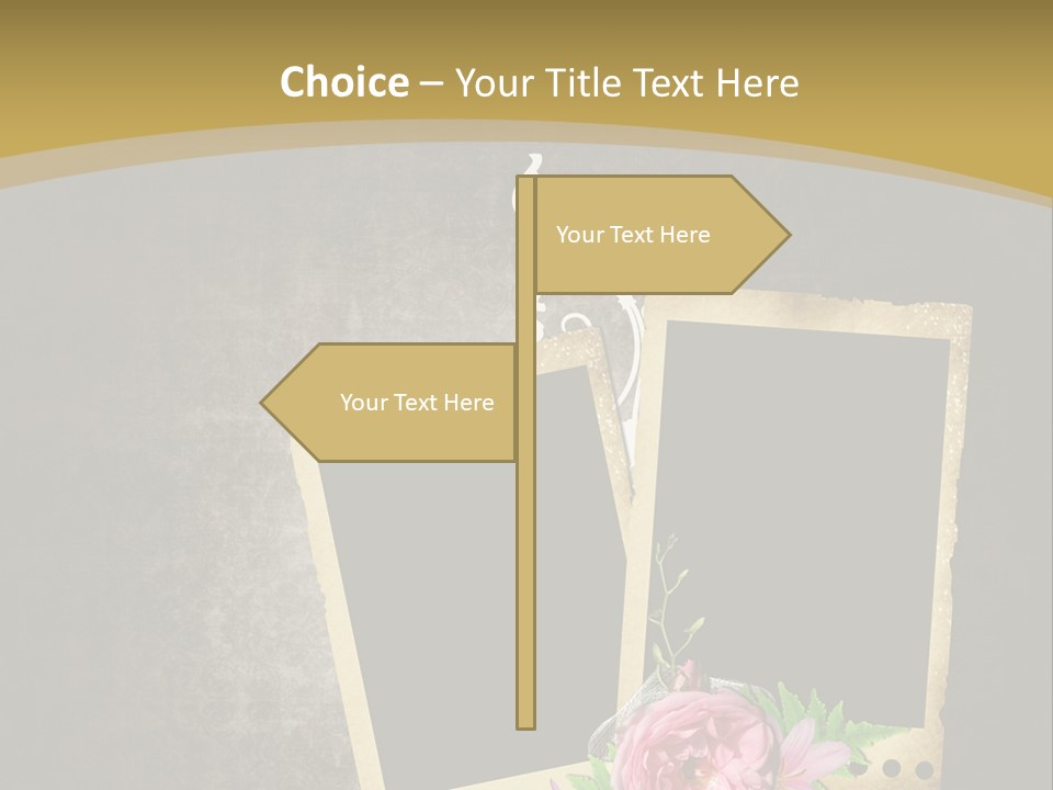 Book Royal Shabby PowerPoint Template