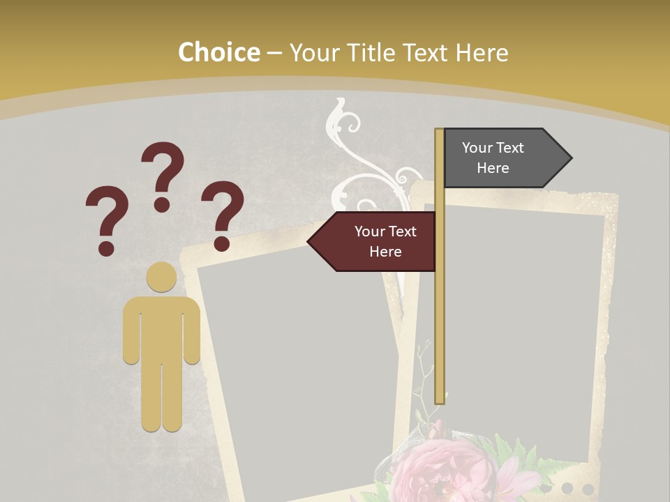 Book Royal Shabby PowerPoint Template