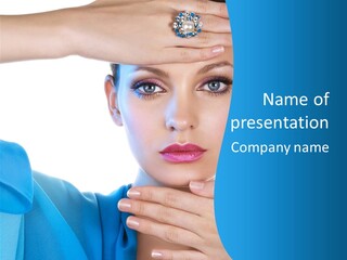 Portrait Stunning Silk PowerPoint Template