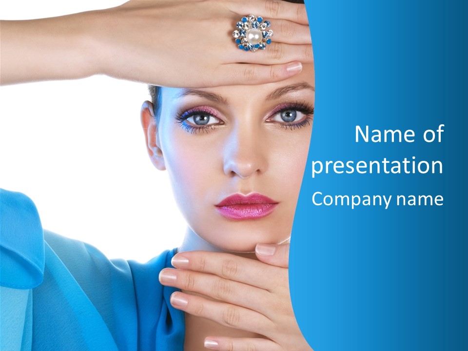 Portrait Stunning Silk PowerPoint Template