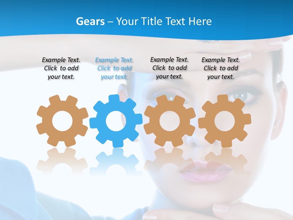 Portrait Stunning Silk PowerPoint Template