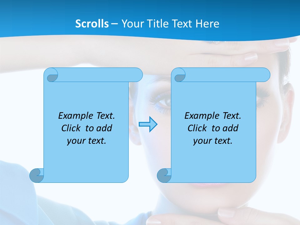 Portrait Stunning Silk PowerPoint Template