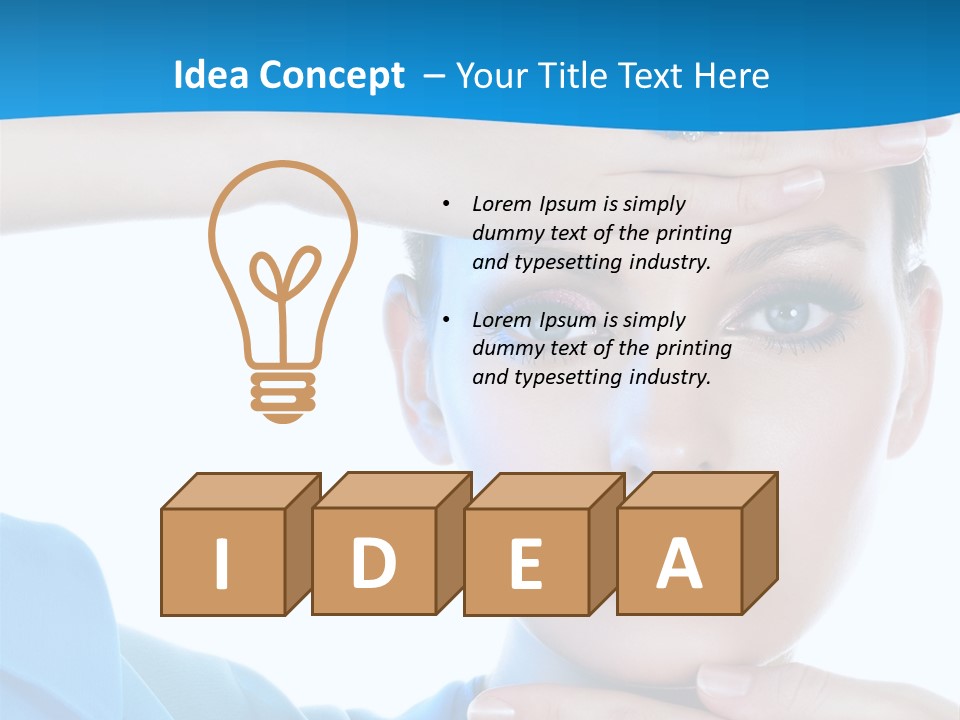 Portrait Stunning Silk PowerPoint Template