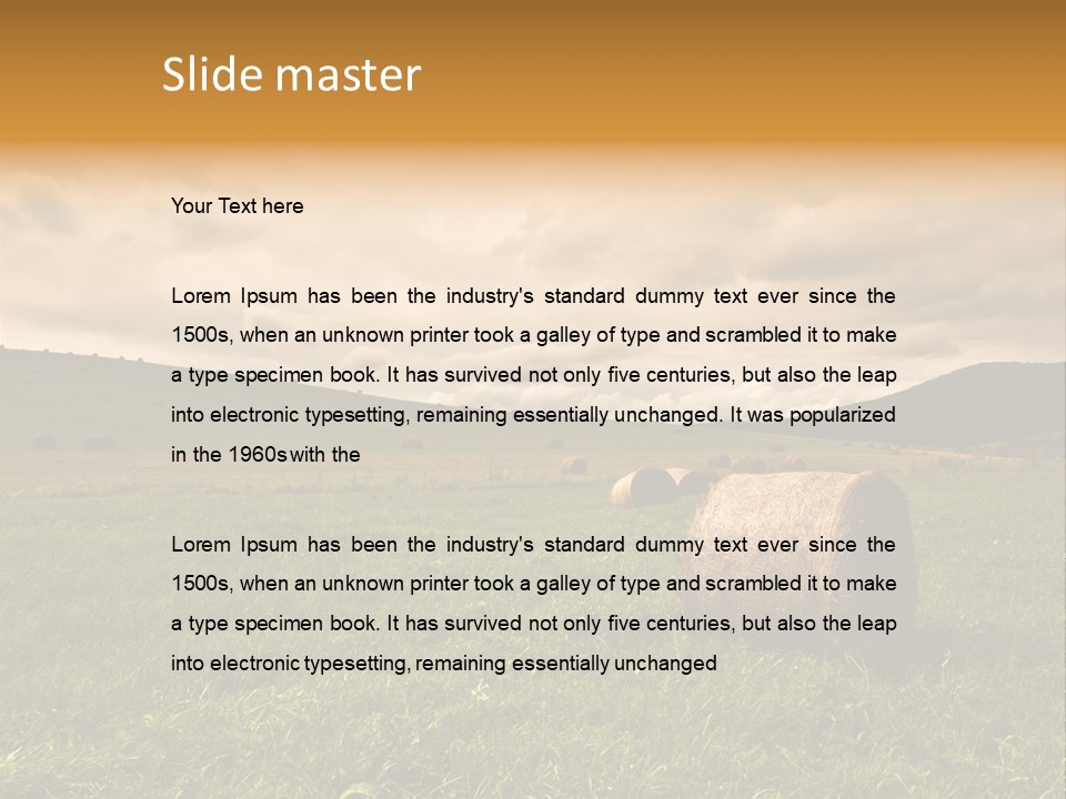 Landscape Scenery Sky PowerPoint Template