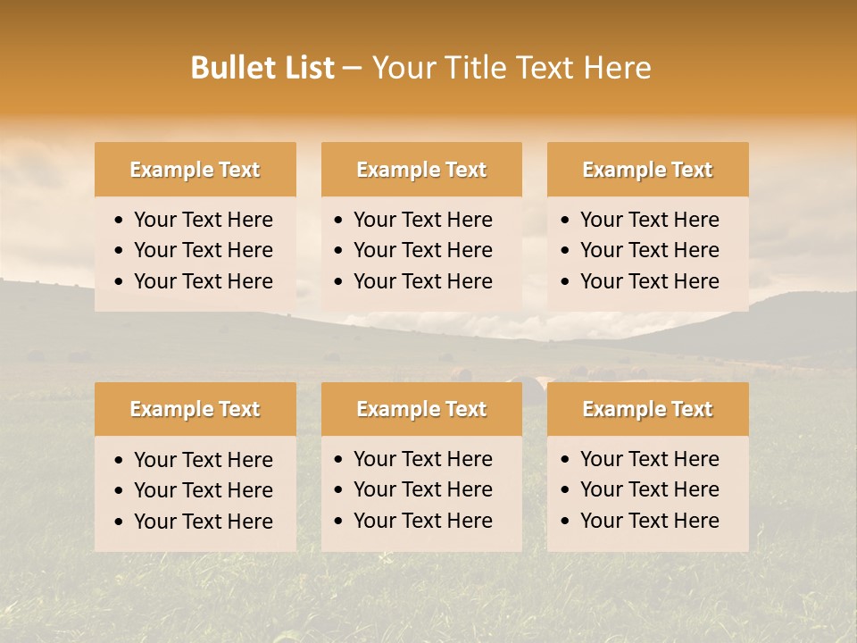 Landscape Scenery Sky PowerPoint Template