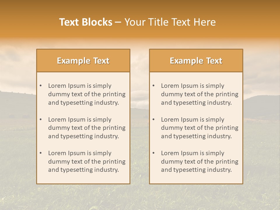 Landscape Scenery Sky PowerPoint Template