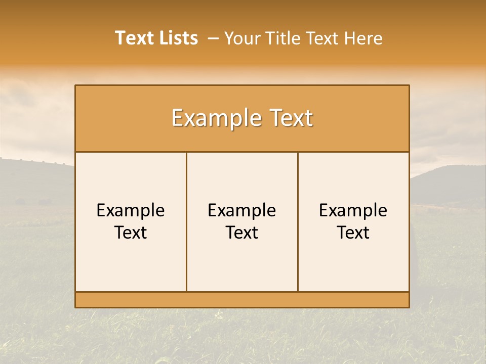 Landscape Scenery Sky PowerPoint Template