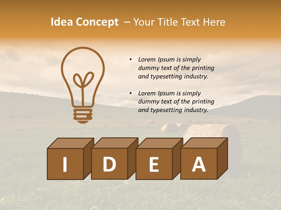 Landscape Scenery Sky PowerPoint Template