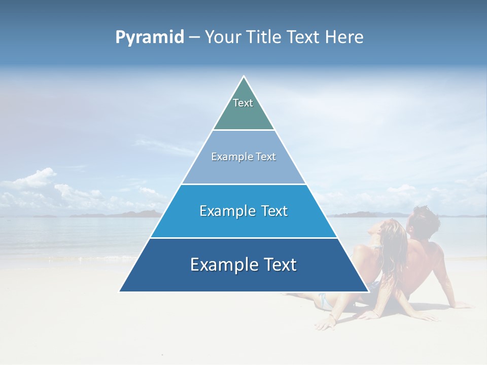 Sunlight Happiness Beach PowerPoint Template