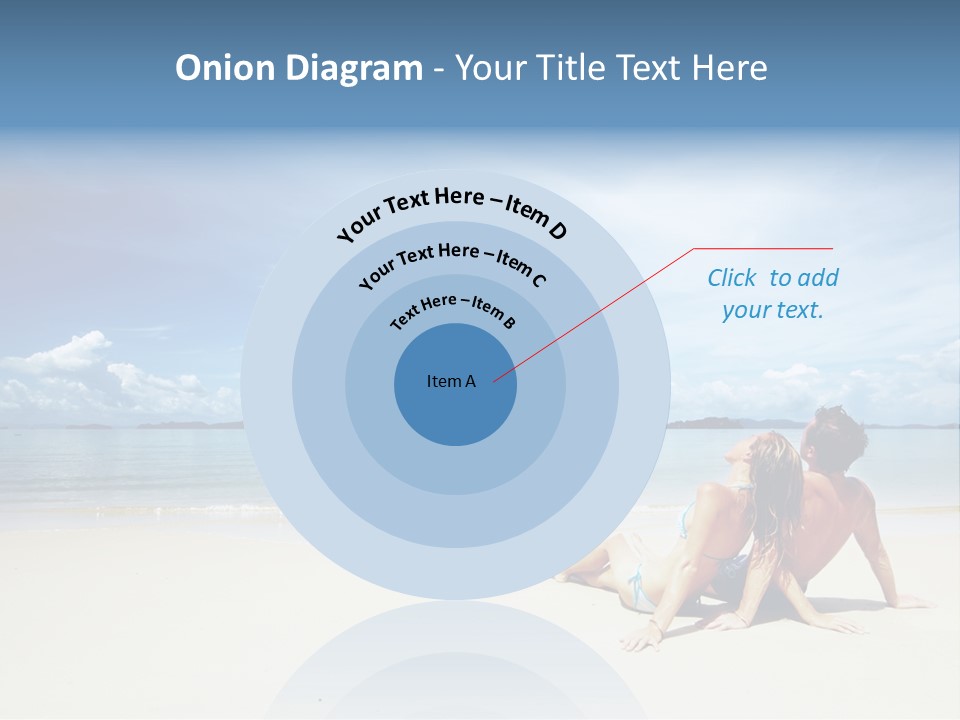 Sunlight Happiness Beach PowerPoint Template