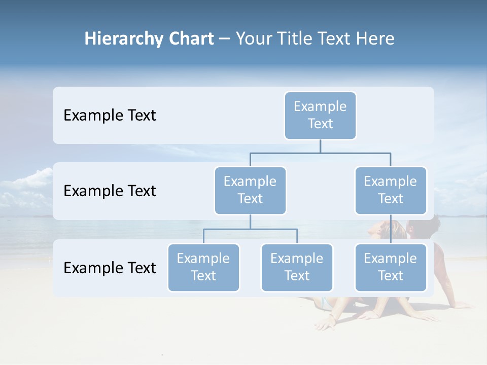 Sunlight Happiness Beach PowerPoint Template