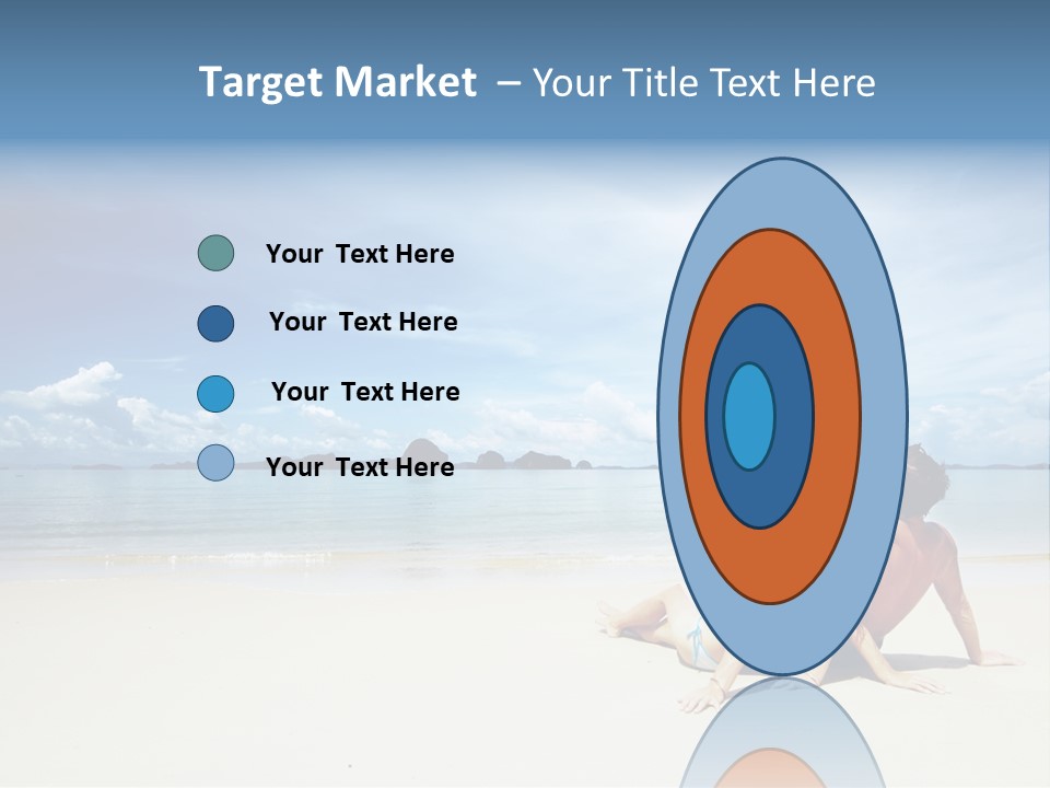 Sunlight Happiness Beach PowerPoint Template