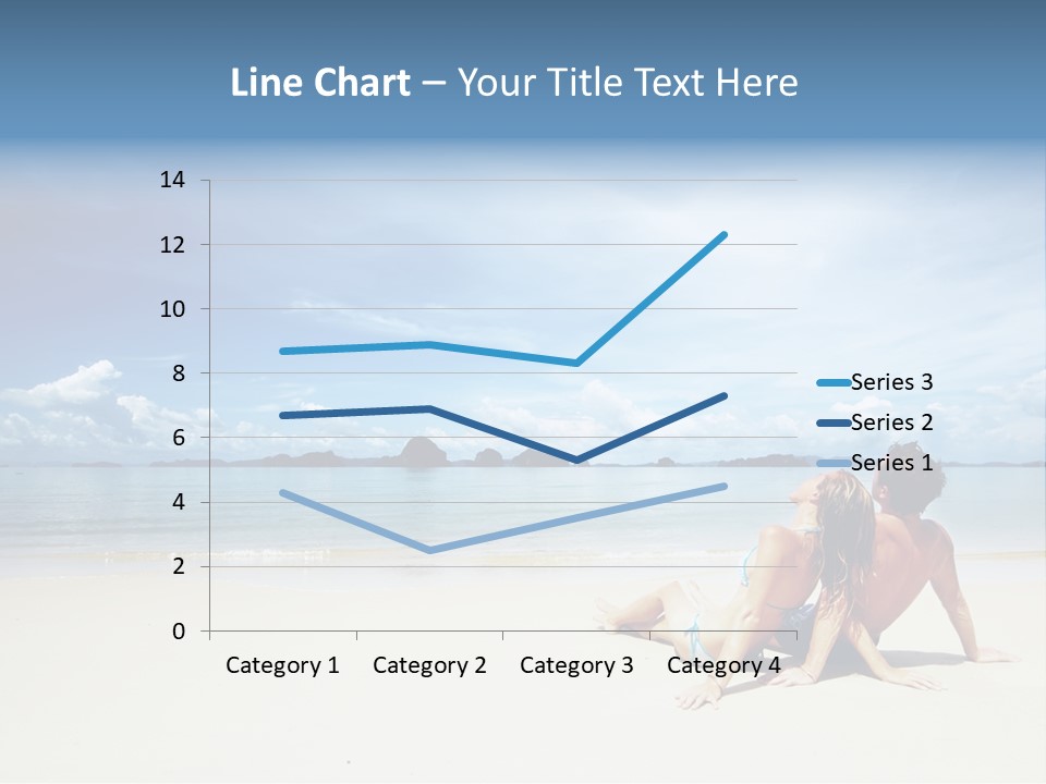 Sunlight Happiness Beach PowerPoint Template