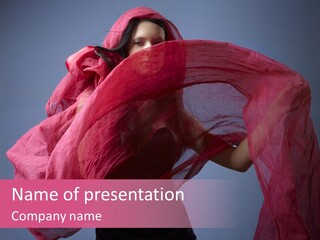 Holding Wind  PowerPoint Template