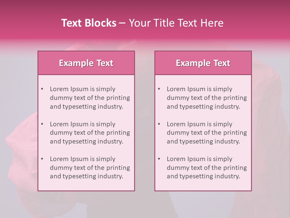 Holding Wind  PowerPoint Template