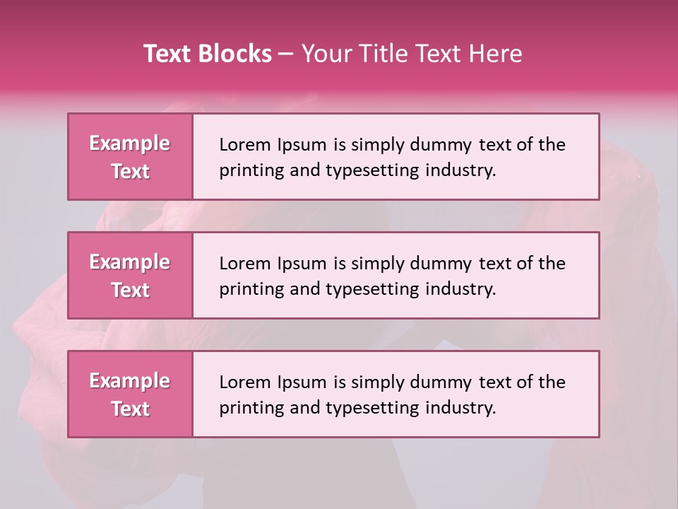 Holding Wind  PowerPoint Template