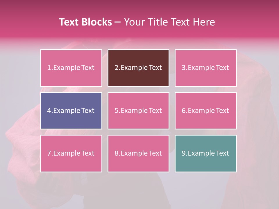 Holding Wind  PowerPoint Template