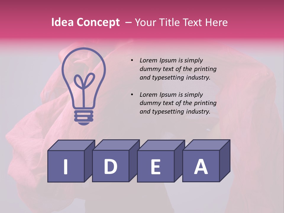 Holding Wind  PowerPoint Template