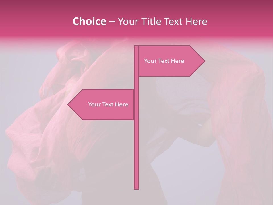 Holding Wind  PowerPoint Template