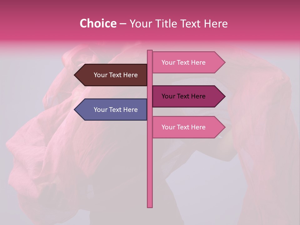 Holding Wind  PowerPoint Template